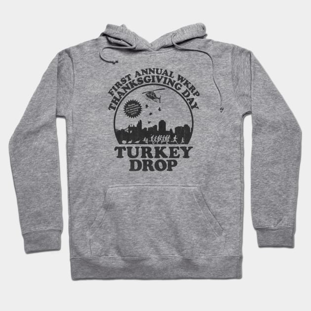 Wkrp Turkey Drop Hoodie by wildzfreak
